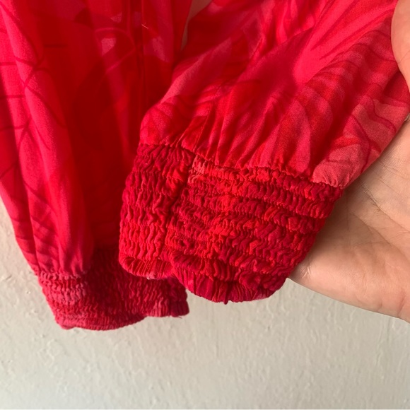 Mikoh Kahuku Ruched Waist Pants In Luau Lei - Picture 9 of 12